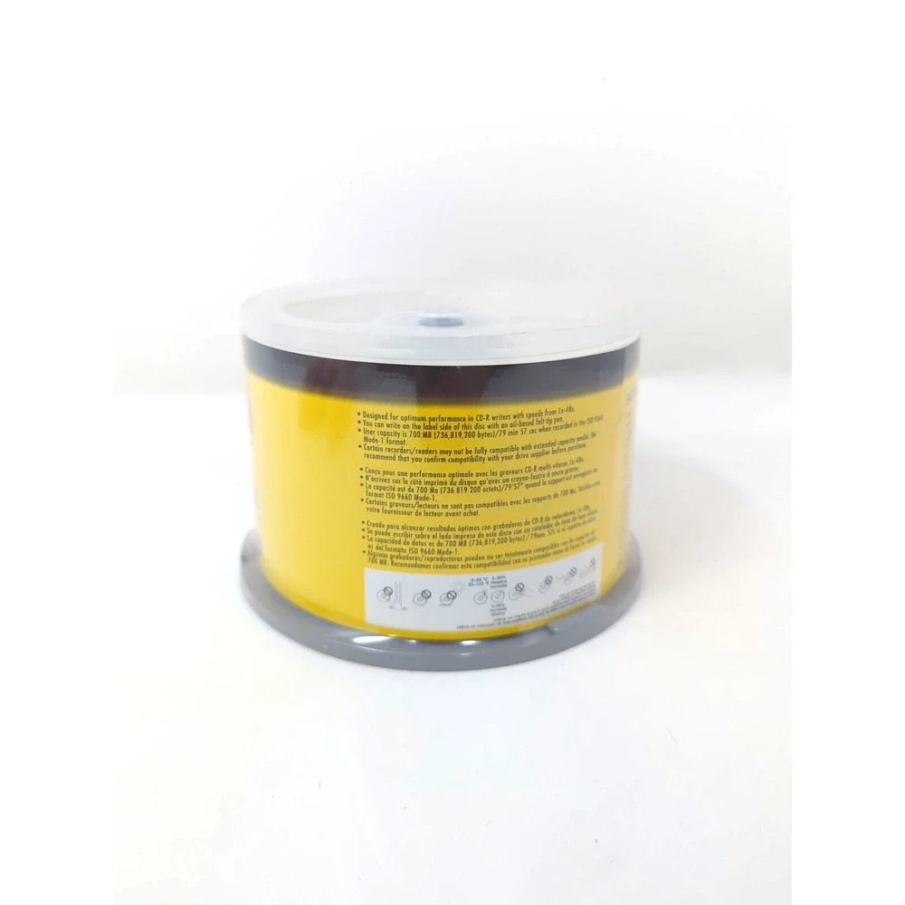 Sony CD-R 50 Pack of High Speed Recordable CDs 700 MB 80 Min 1X-48X Sealed New
